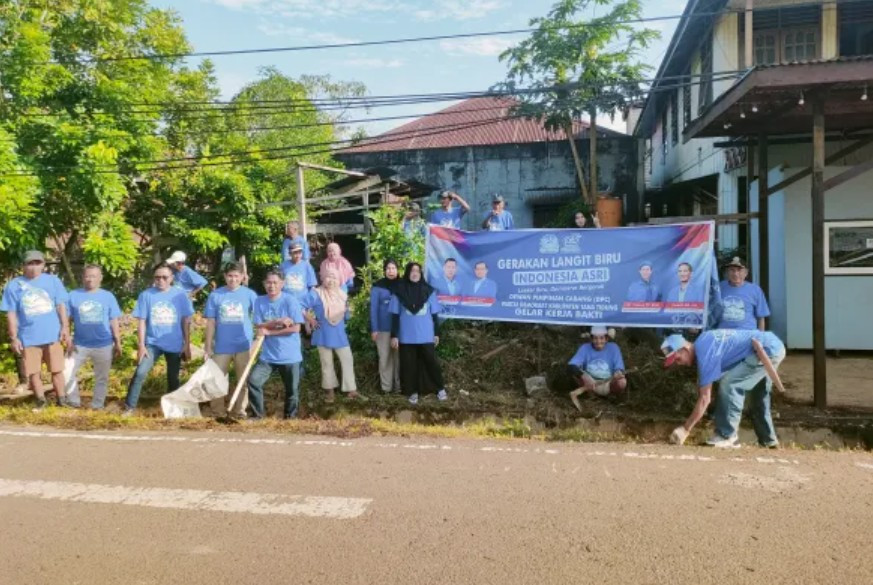 Demokrat Tana Tidung Gelar Gerakan Langit Biru Indonesia Asri, Perkuat Semangat Gotong Royong